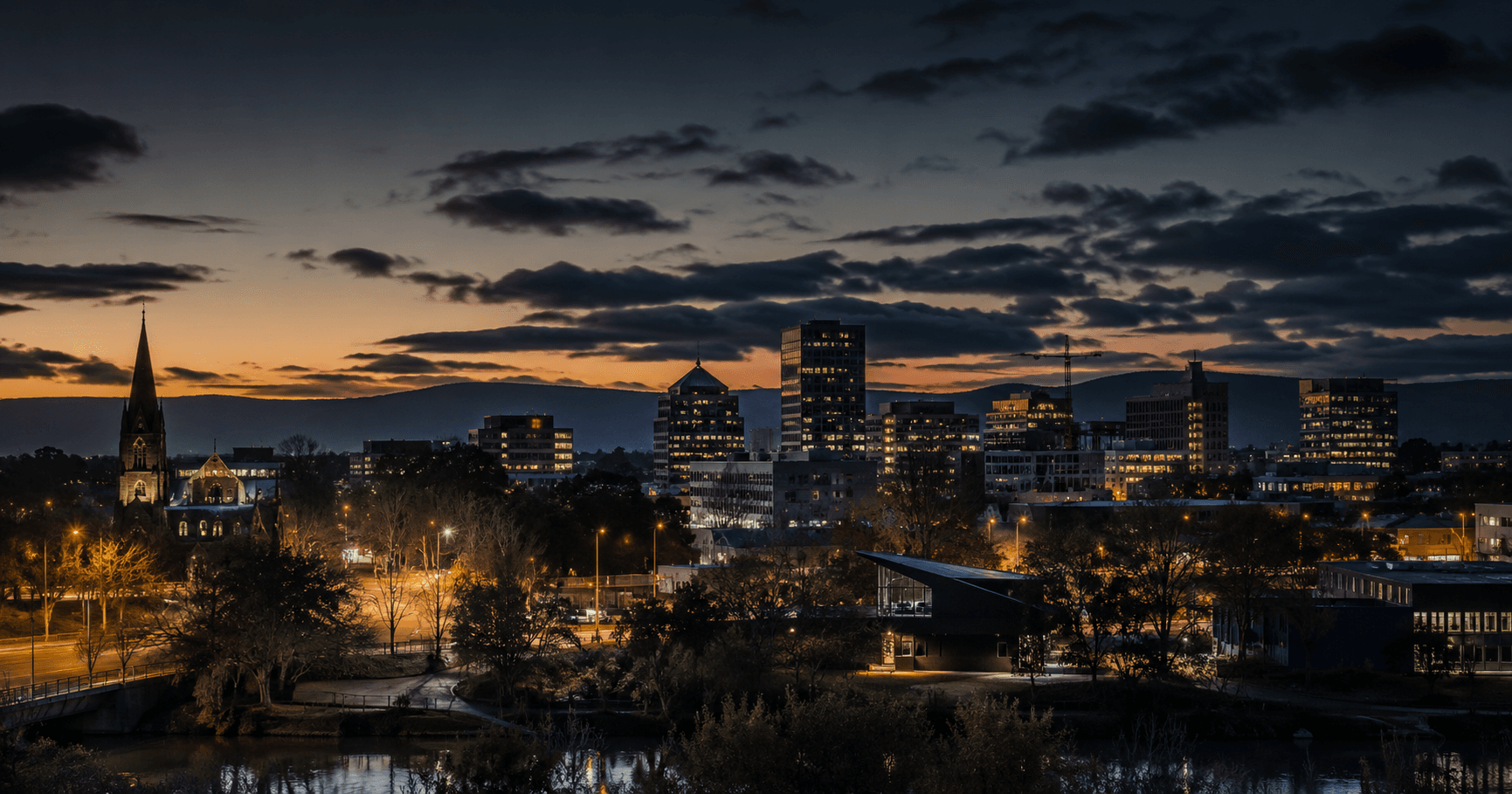 Christchurch skyline